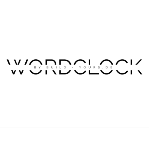 WordClock by Build-yours